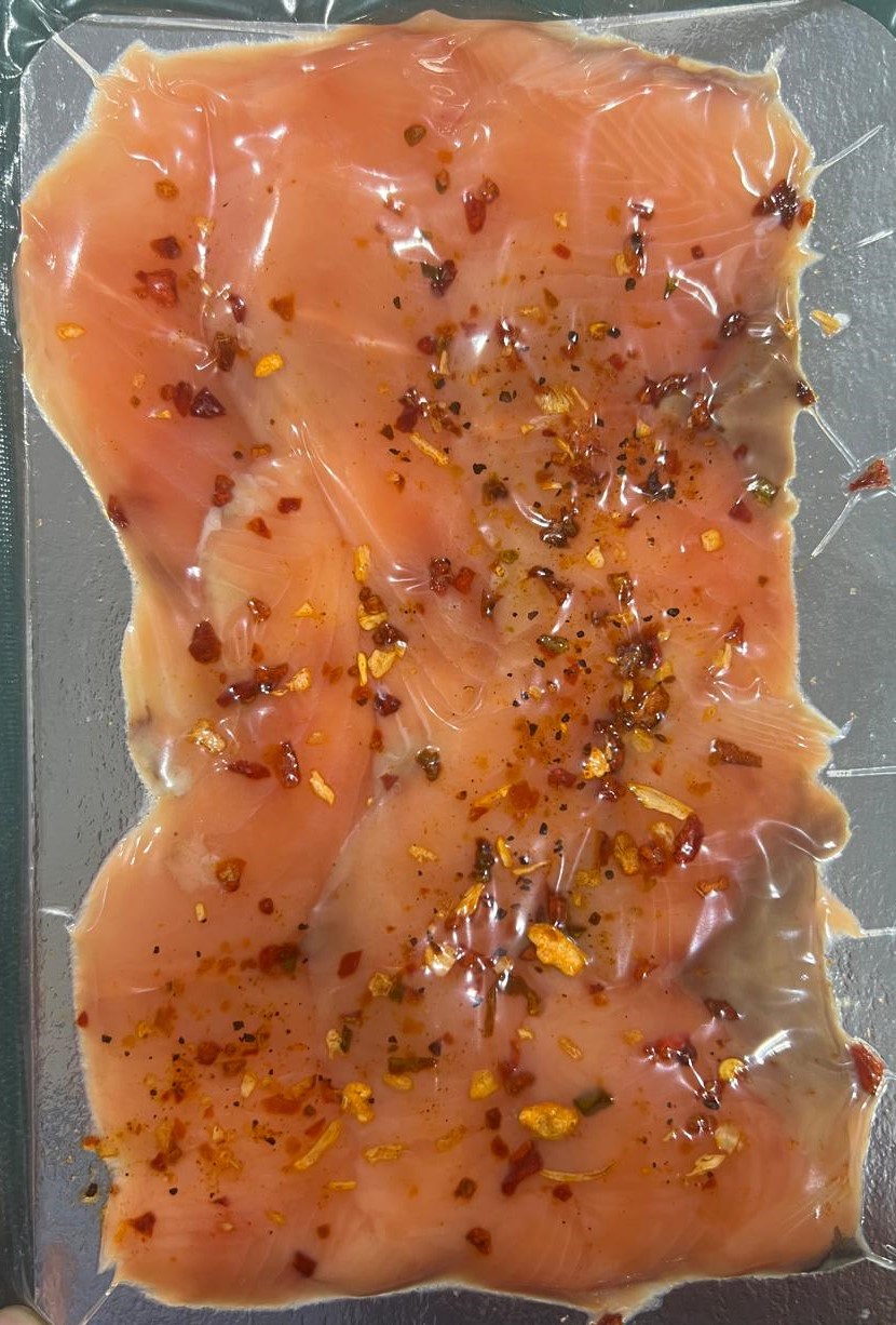 Горбуша филе   нарезка с/с со специями