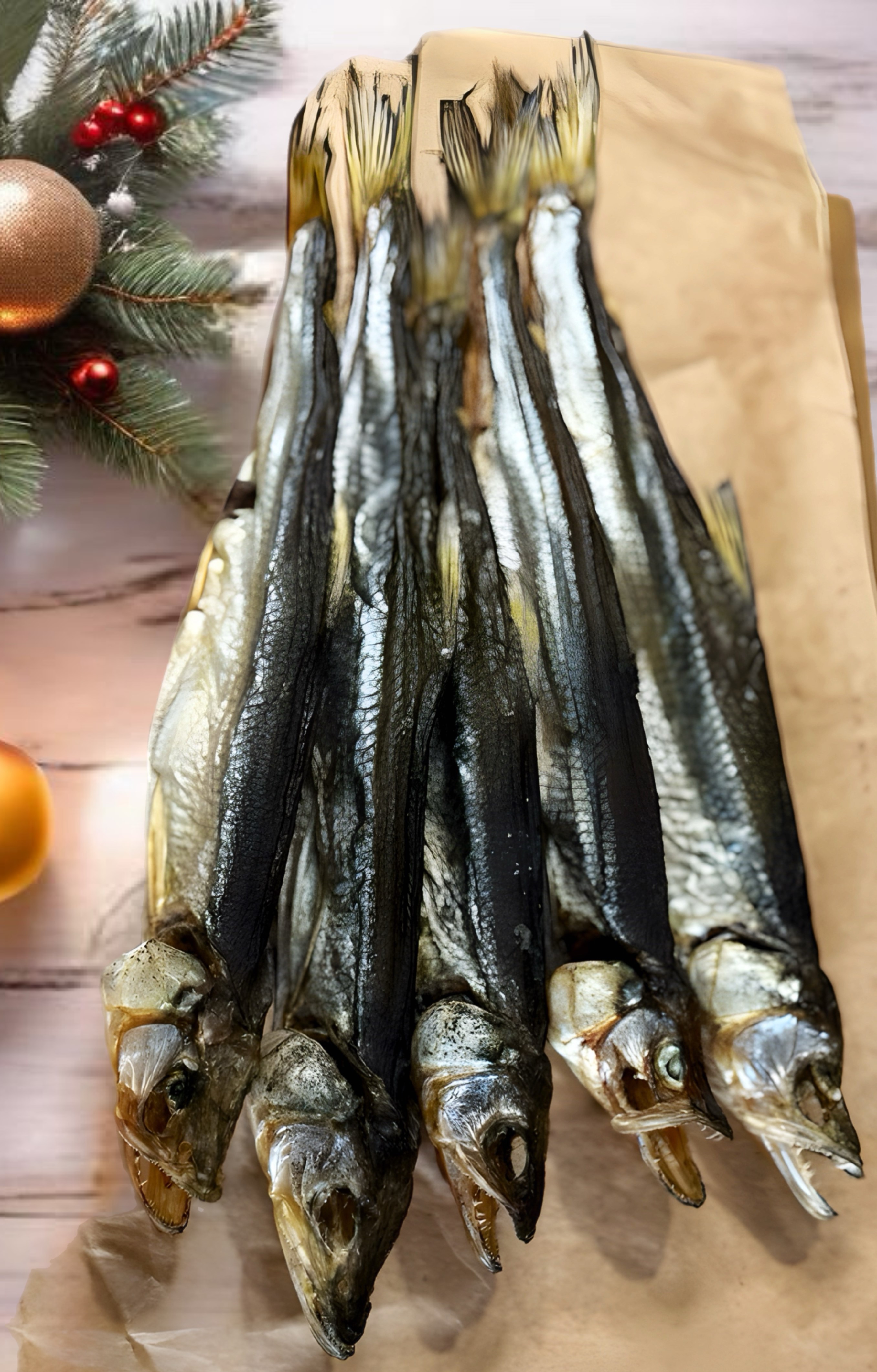 Корюшка солено-сушеная